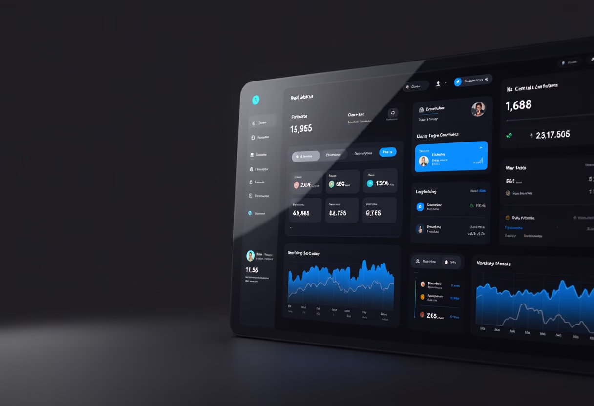 [interface] screenshot of dashboard interface (for a real estate tech)
